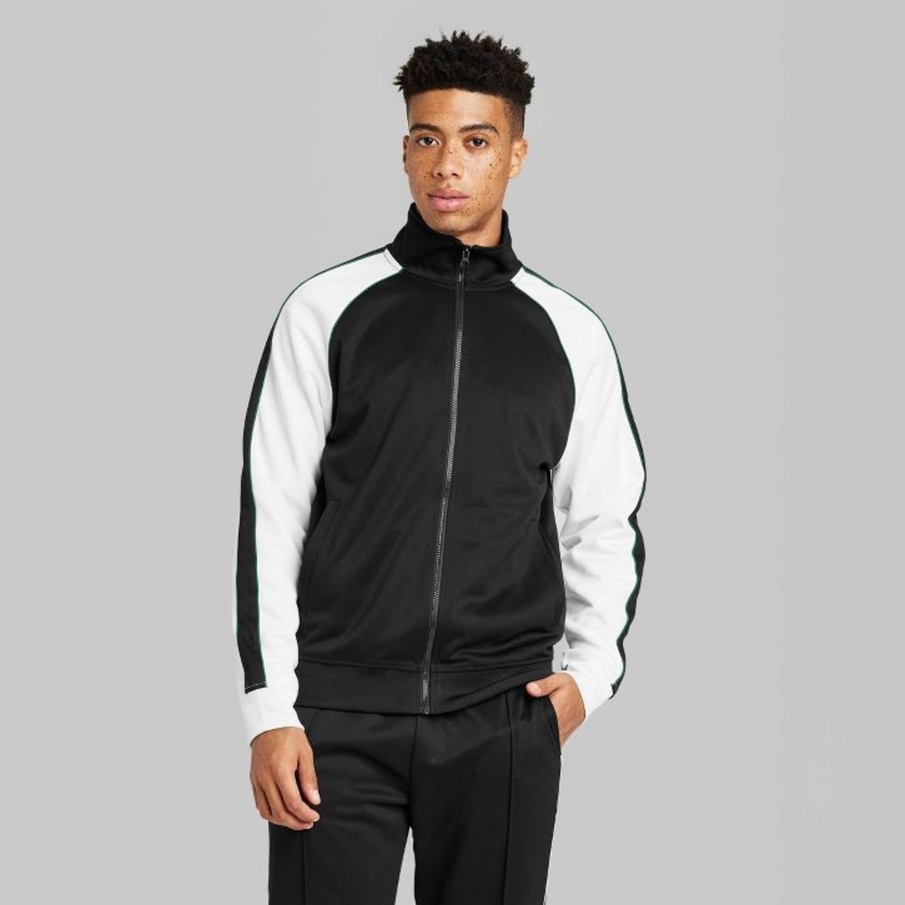 Adult Casual Fit Track Jacket - Original Use - Black - size XS - new